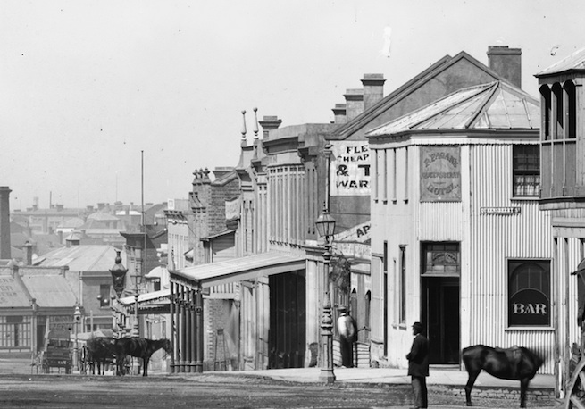 queensberry hotel on corner of madeline street