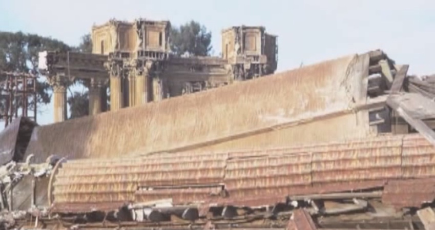 Demolition of Palace of Fine Arts