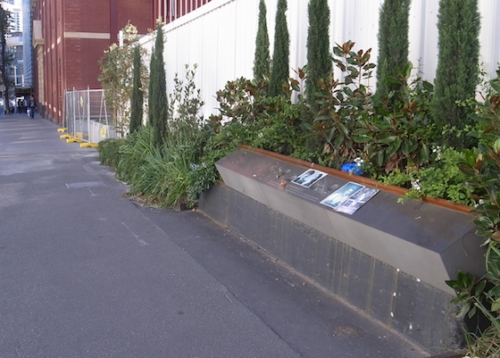 swanston street temporary memorial