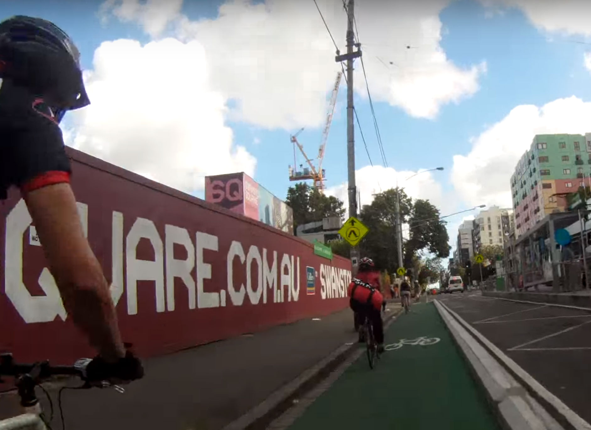 Swanston Street wall 2013