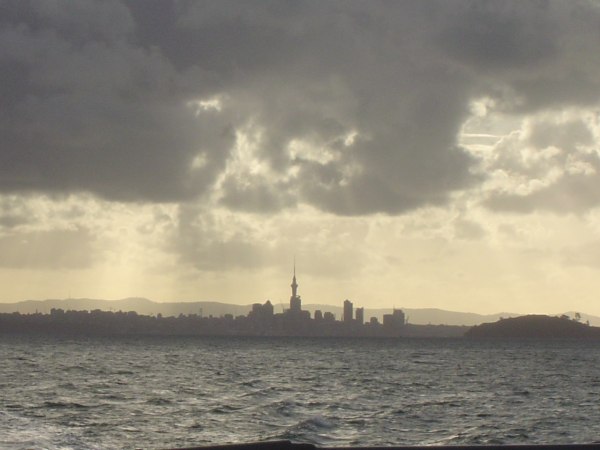 Auckland from the water