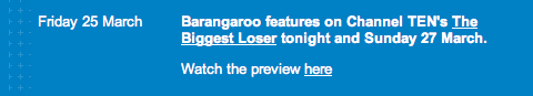 Barangaroo biggest loser