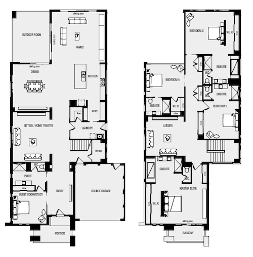 metricon floor plan