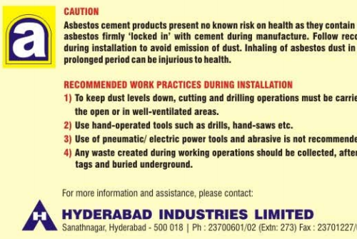 asbestos in india