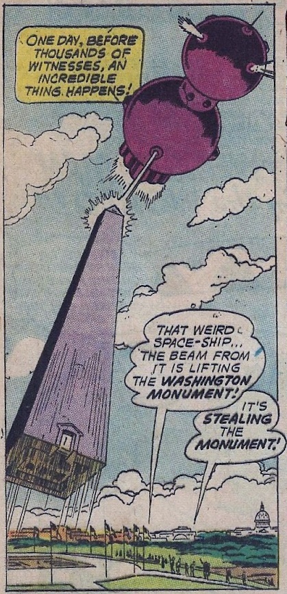 Action comics 321 washington monument stolen